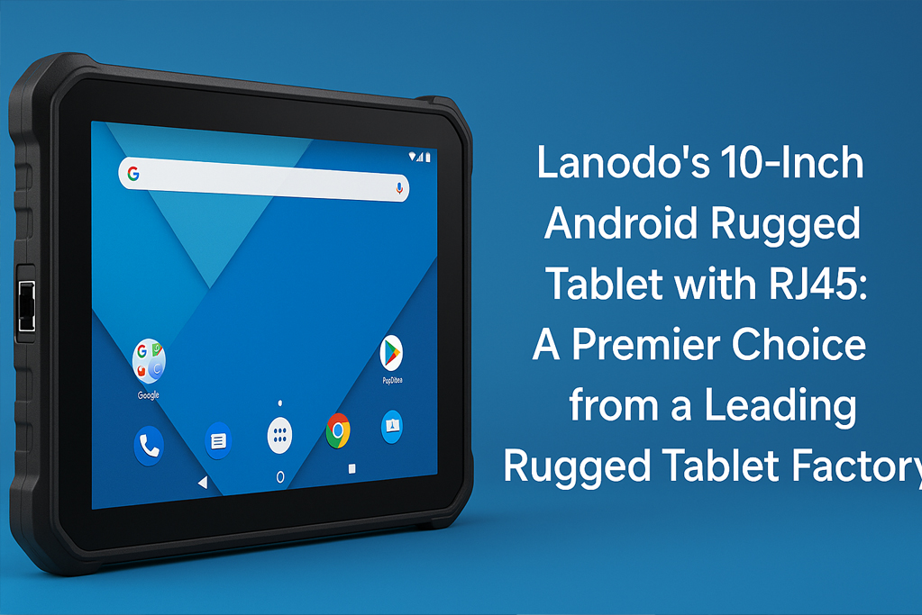 Lanodo's 10-Inch Android Rugged Tablet with RJ45